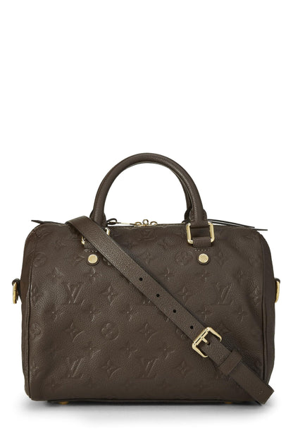 Louis Vuitton,  Ombre Monogram Empreinte Speedy Bandouliere 25, Brown