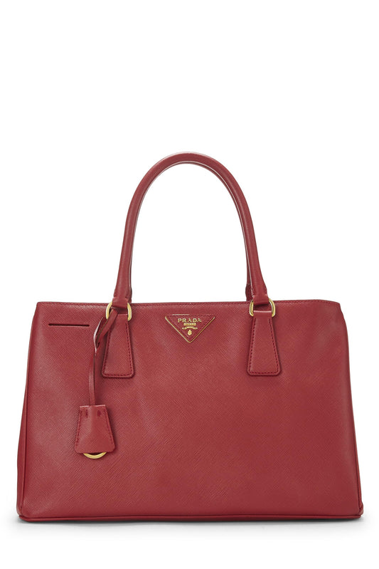 Prada,  Red Saffiano Executive Tote Medium, Red