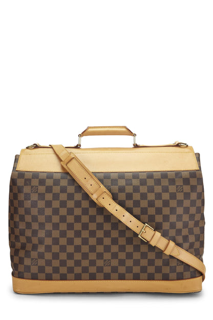 Louis Vuitton,  Damier Ebene Canvas Clipper, Brown