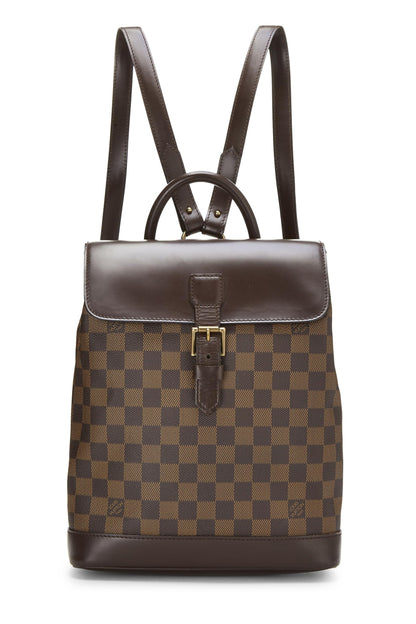 Louis Vuitton,  Damier Ebene Soho, Brown