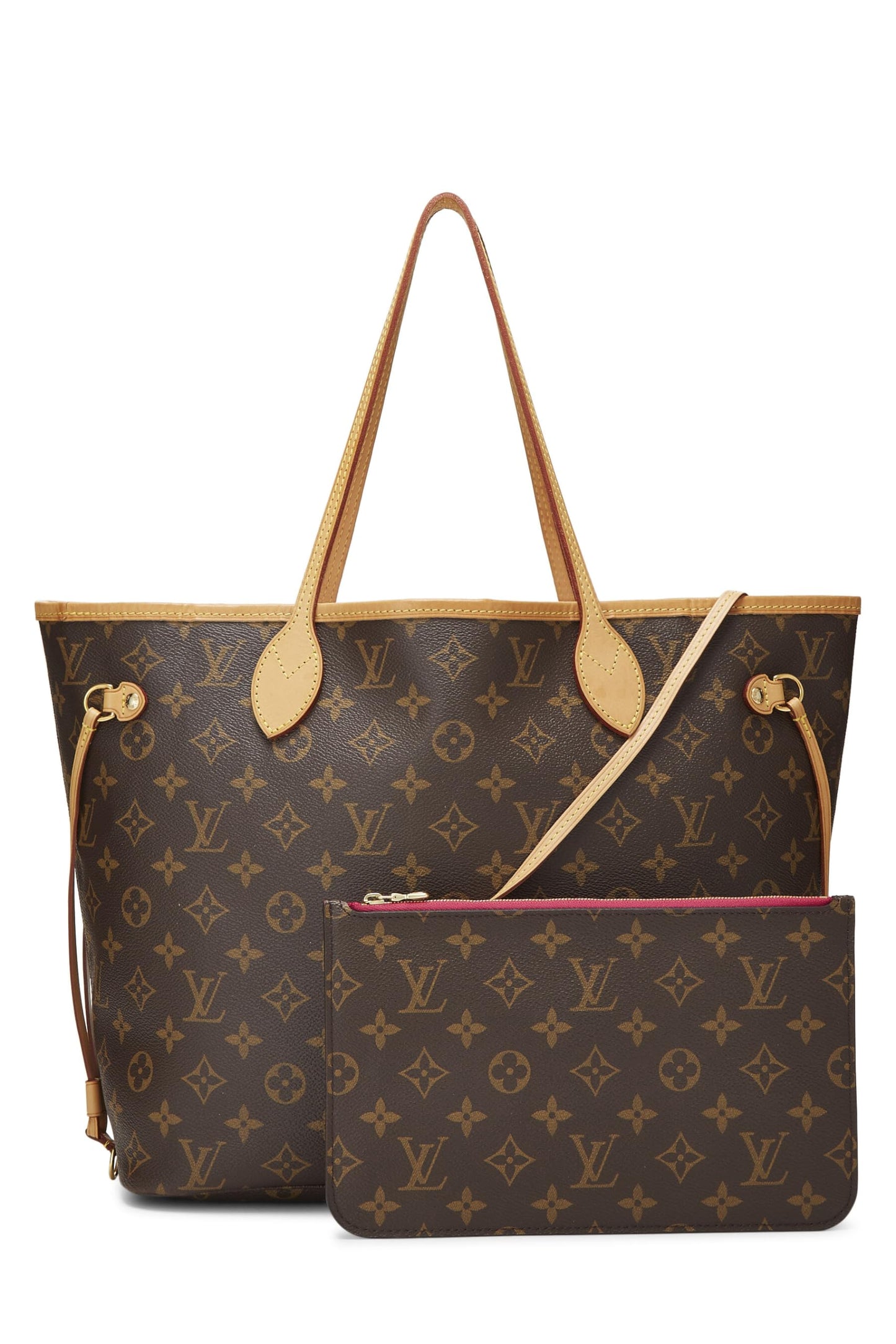 Louis Vuitton,  Pink Monogram Canvas Neo Neverfull MM, Pink
