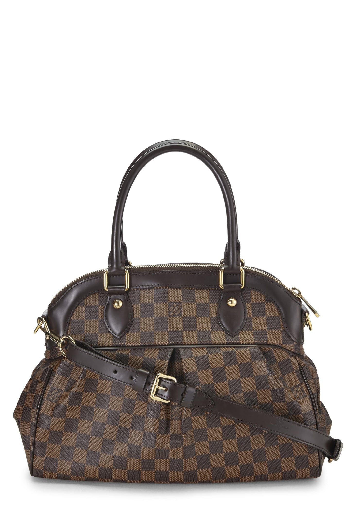 Louis Vuitton,  Damier Ebene Trevi PM, Brown
