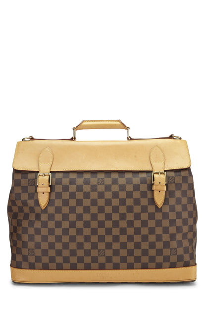 Louis Vuitton,  Damier Ebene Canvas Clipper, Brown