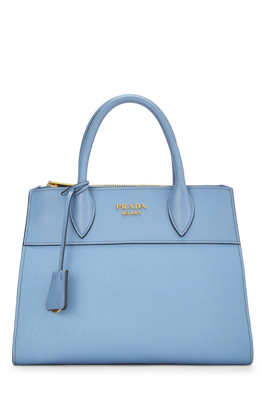 Prada,  Blue Saffiano Paradigme Bag Small, Blue