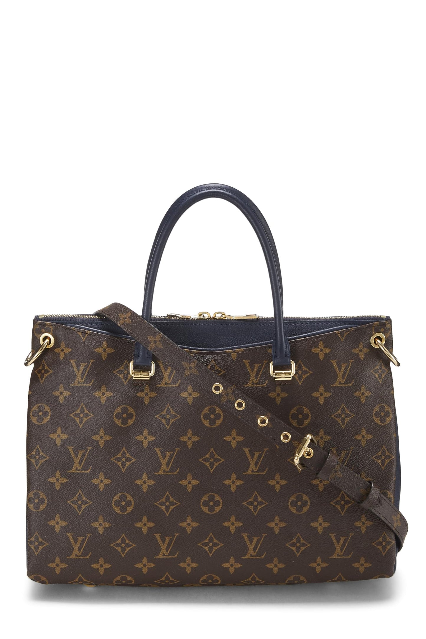 Louis Vuitton,  Navy Monogram Canvas Pallas NM, Navy