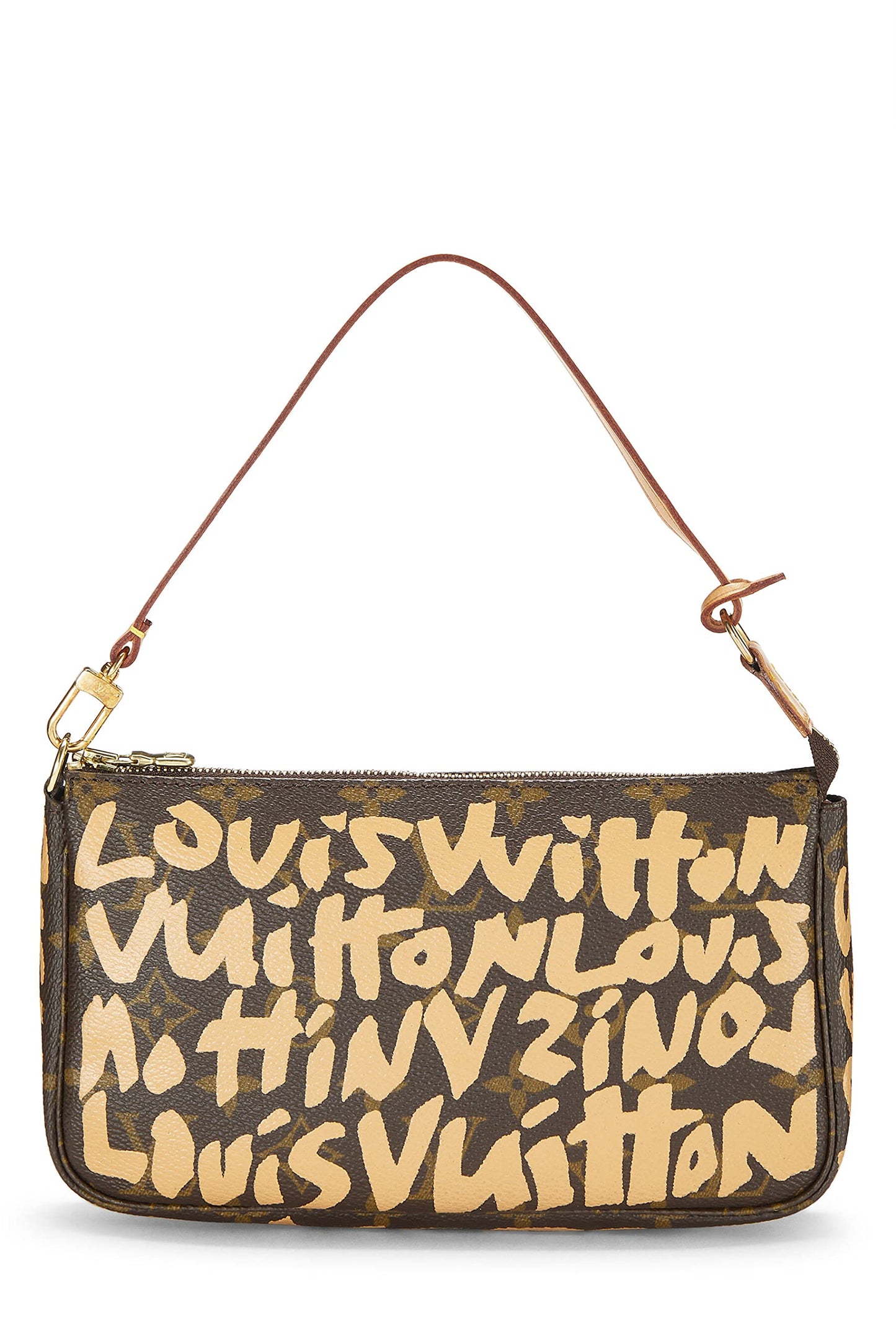Louis Vuitton,  Stephen Sprouse x Louis Vuitton Beige Graffiti Pochette, Beige