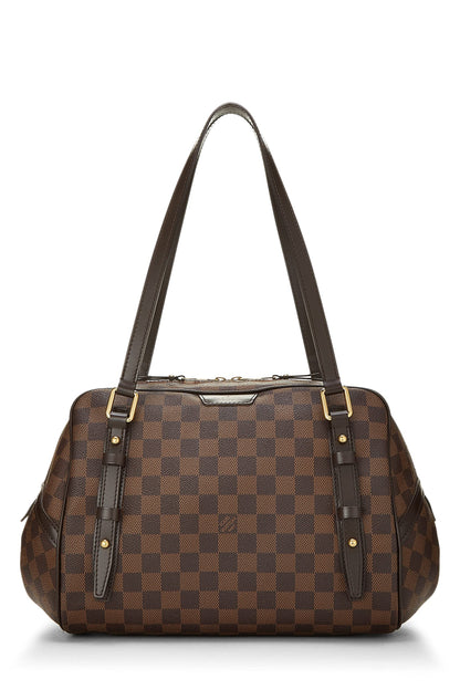 Louis Vuitton,  Damier Ebene Rivington PM, Brown