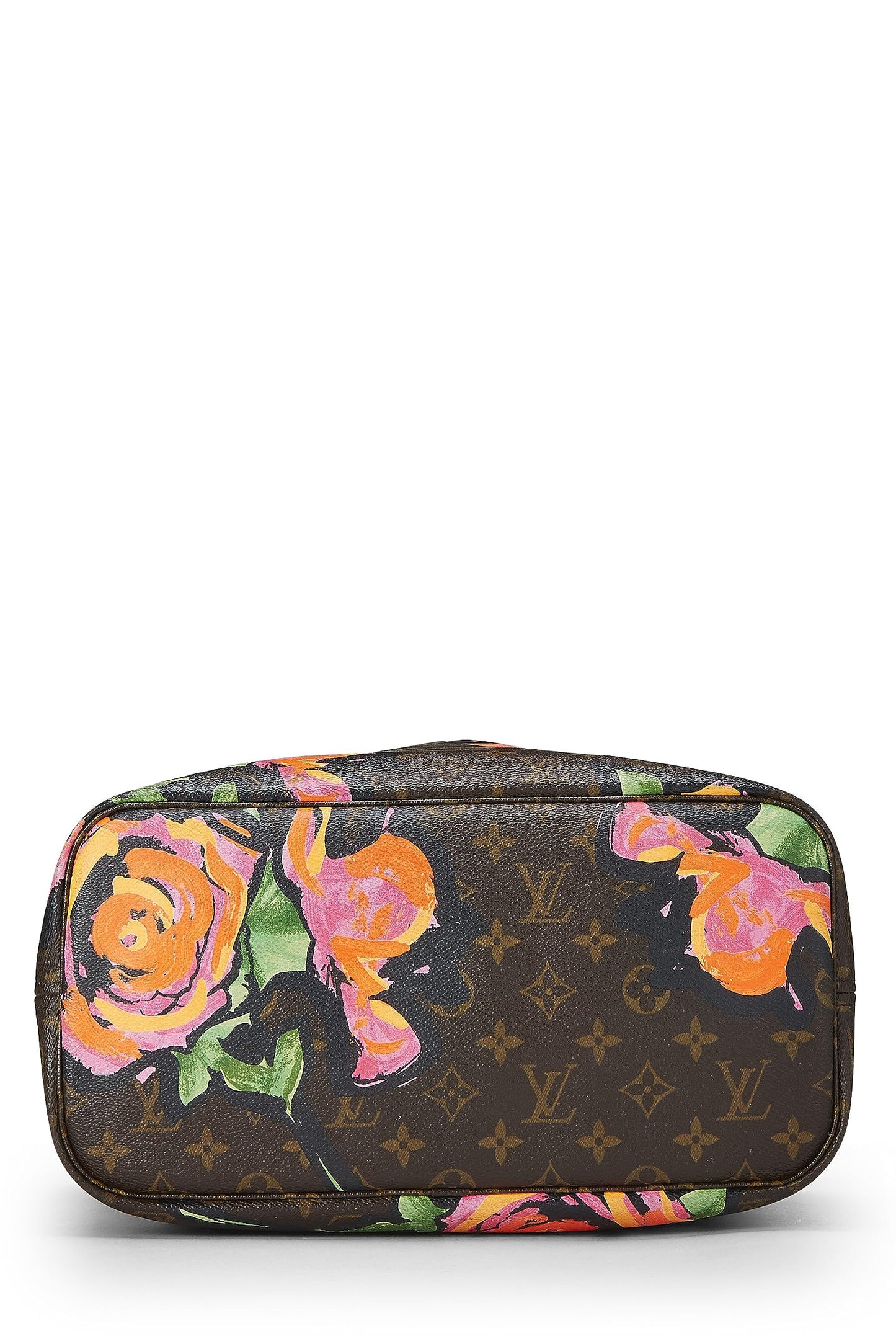 Louis Vuitton,  Stephen Sprouse x Louis Vuitton Monogram Canvas Roses Neverfull MM, Brown
