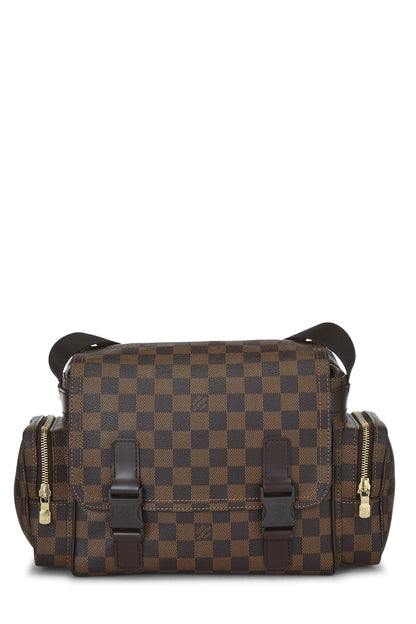 Louis Vuitton,  Damier Ebene Melville Messenger, Brown