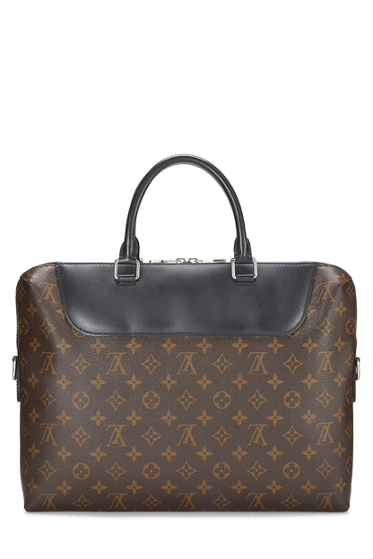 Louis Vuitton,  Monogram Macassar Porte-Documents Jour, Brown
