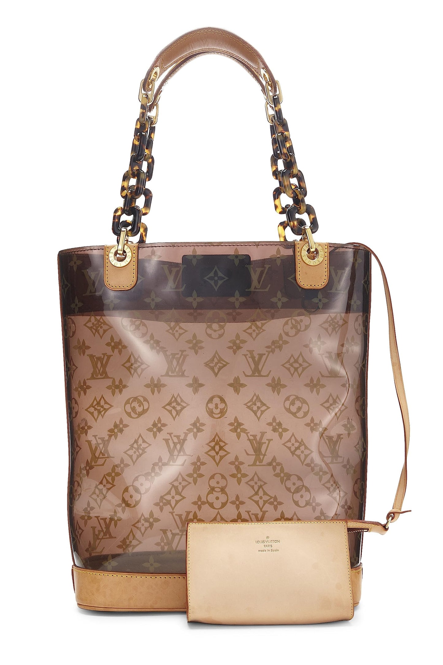 Louis Vuitton,  Monogram Ambre Vinyl Cabas MM, Brown
