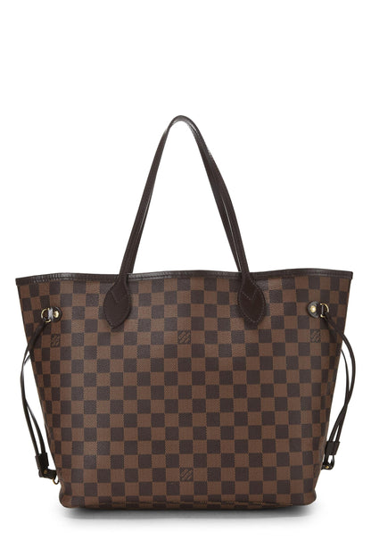 Louis Vuitton,  Damier Ebene Neverfull MM NM, Brown