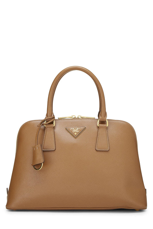 Prada,  Brown Saffiano Promenade Medium, Brown