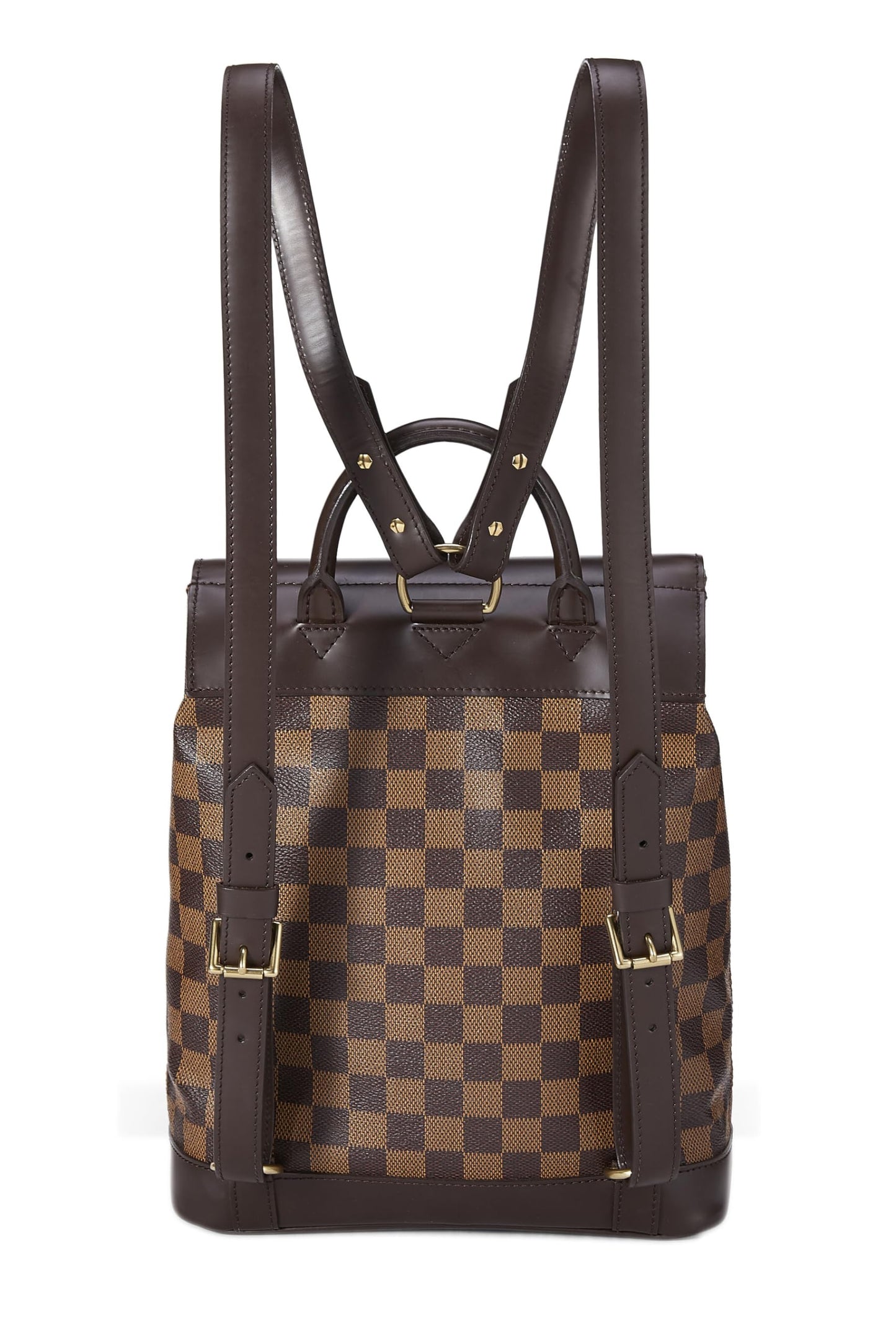 Louis Vuitton,  Damier Ebene Soho, Brown