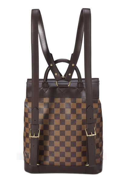 Louis Vuitton,  Damier Ebene Soho, Brown
