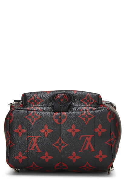 Louis Vuitton,  Limited Edition Monogram Infrarouge Palm Springs Backpack Mini, Black