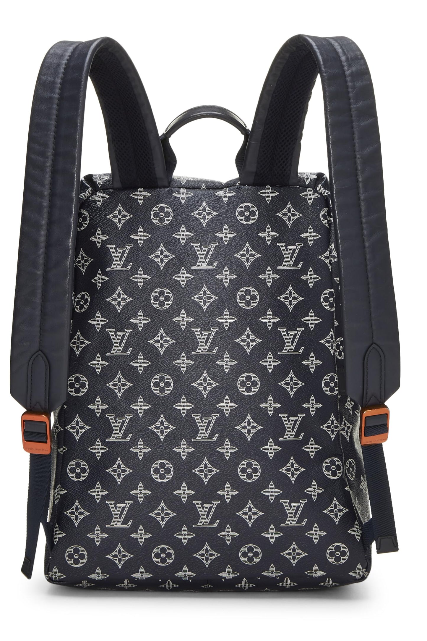 Louis Vuitton,  Navy Upside Down Monogram Canvas Discovery Backpack, Navy