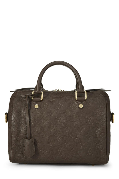 Louis Vuitton,  Ombre Monogram Empreinte Speedy Bandouliere 25, Brown