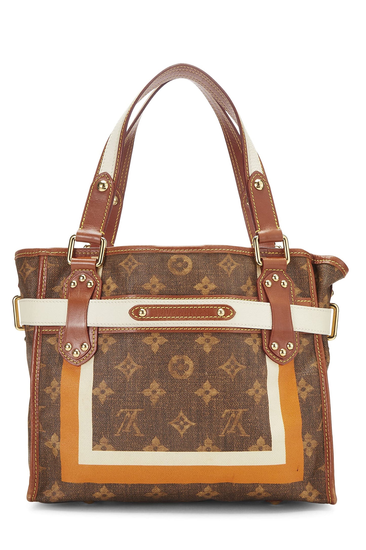 Louis Vuitton,  Monogram Rayures Tisse Sac PM, Brown