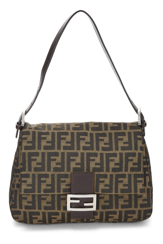 Fendi,  Brown Zucca Canvas Mama, Brown