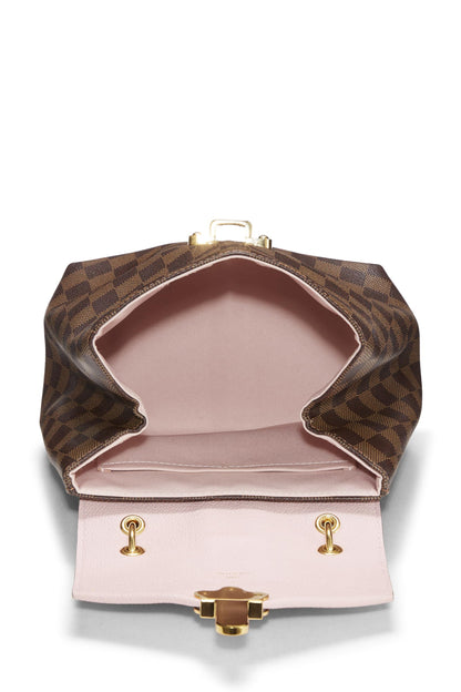 Louis Vuitton,  Pink Damier Ebene Clapton Backpack, Pink