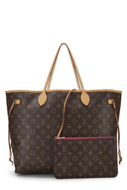Louis Vuitton,  Pink Monogram Canvas Neo Neverfull GM, Pink