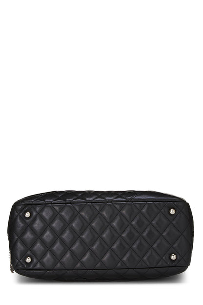 Chanel,  Black Calfskin Cambon Ligne Bowler, Black