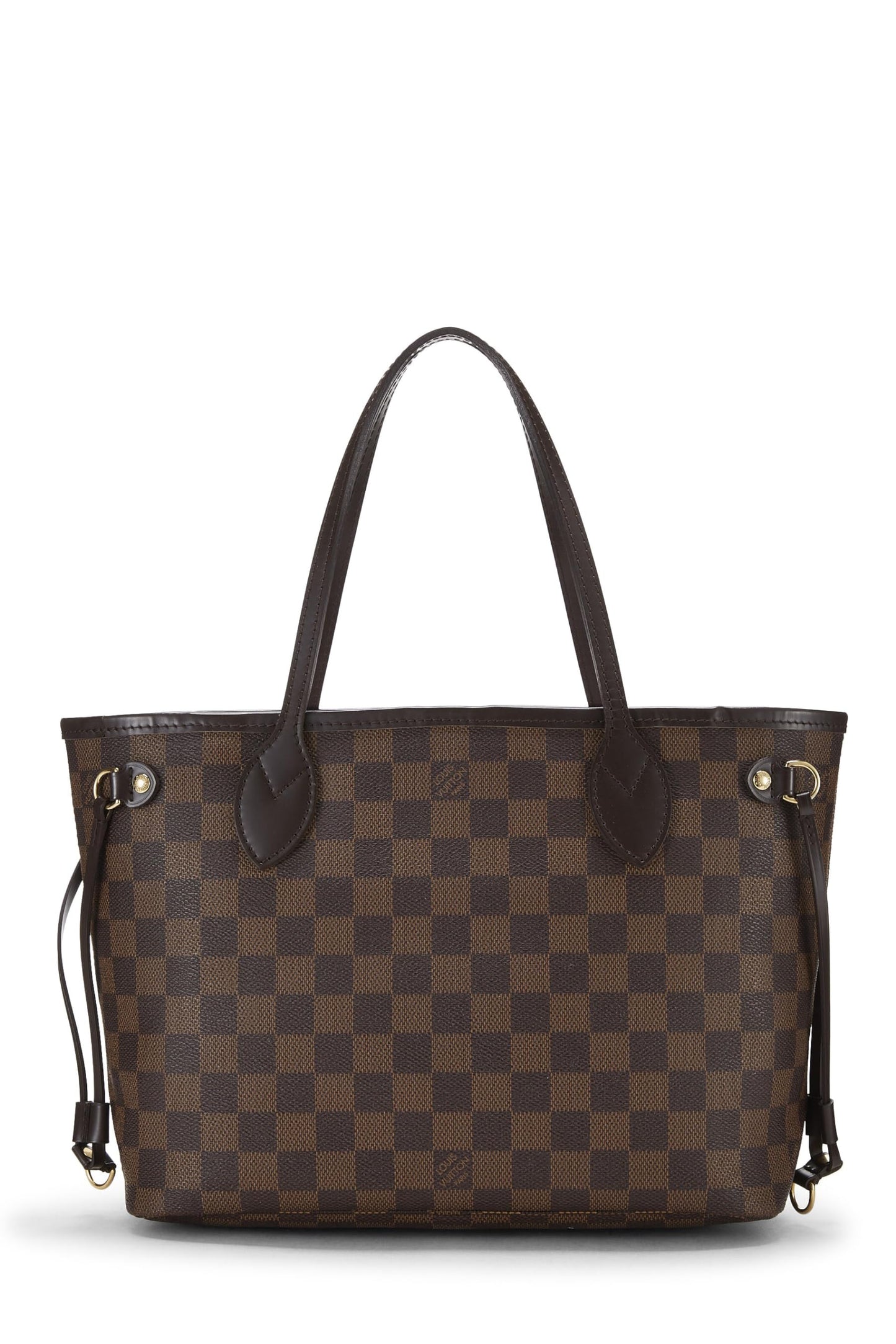 Louis Vuitton,  Damier Ebene Neverfull PM, Brown