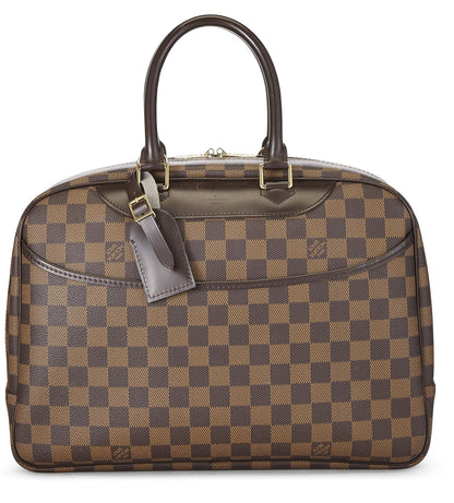 Louis Vuitton,  Damier Ebene Deauville, Brown