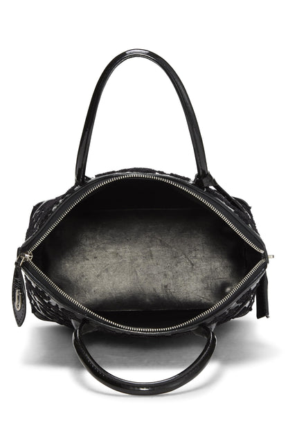 Louis Vuitton,  Black Monogram Patent Leather Fascination Lockit, Black