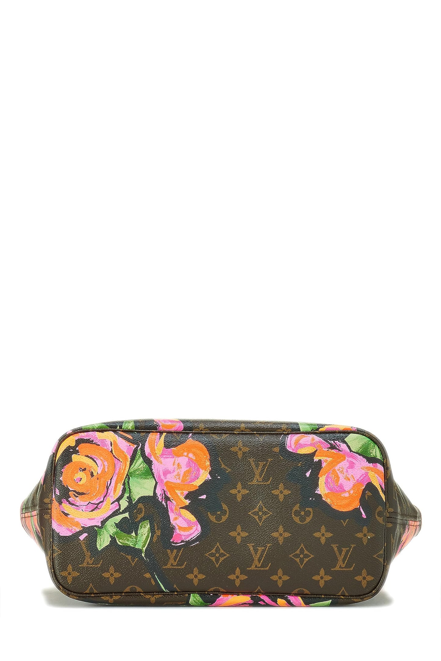 Louis Vuitton,  Stephen Sprouse x Louis Vuitton Monogram Canvas Roses Neverfull MM, Brown