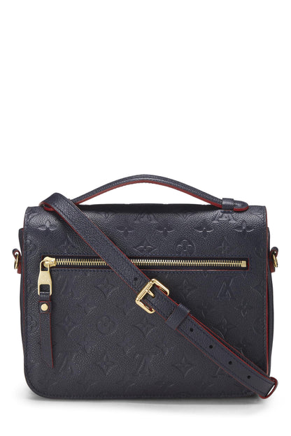 Louis Vuitton,  Bleu Infini Monogram Empreinte Pochette Metis, Navy