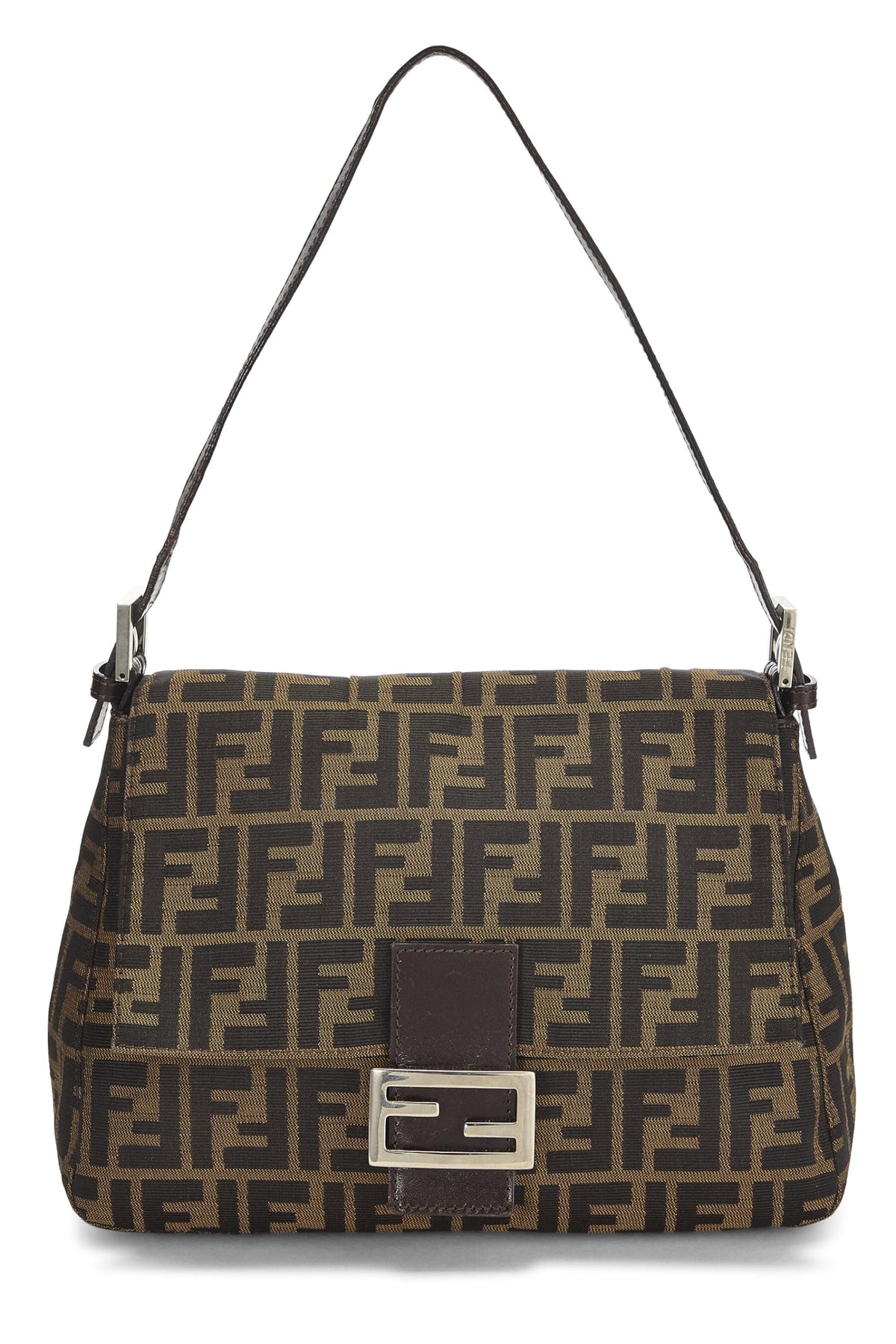 Fendi,  Brown Zucca Canvas Mama, Brown
