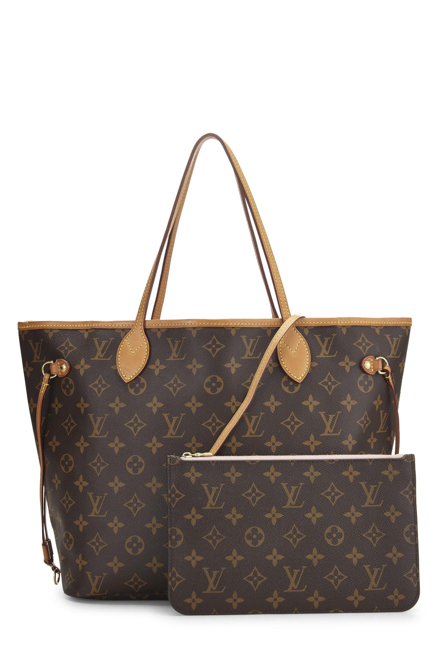 Louis Vuitton,  Pink Monogram Canvas Neverfull MM NM, Pink
