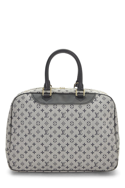 Louis Vuitton,  Navy Monogram Mini Lin Deauville, Navy