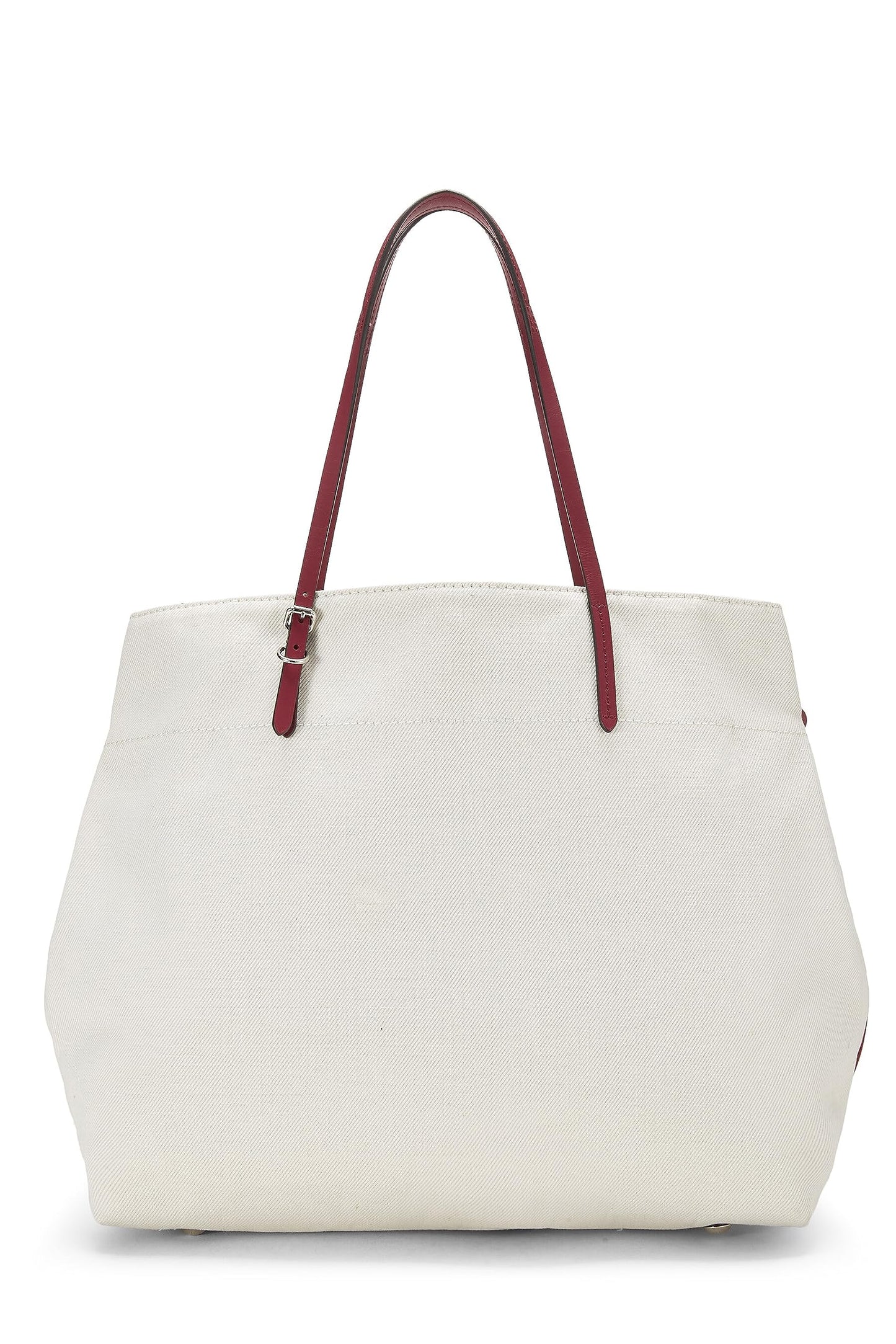 Louis Vuitton,  White Canvas Capri Articles De Voyage Cabas Tote GM, White