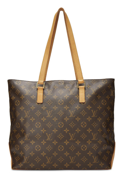 Louis Vuitton,  Monogram Canvas Cabas Mezzo, Brown