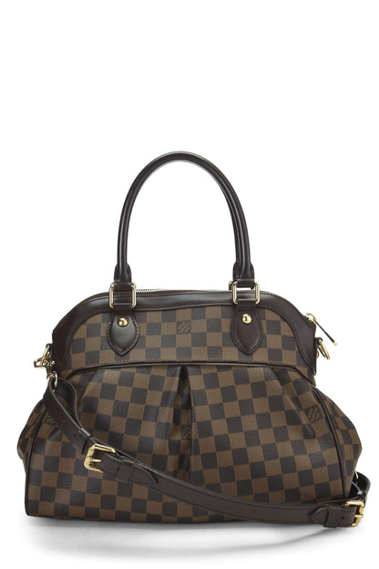 Louis Vuitton,  Damier Ebene Trevi PM, Brown
