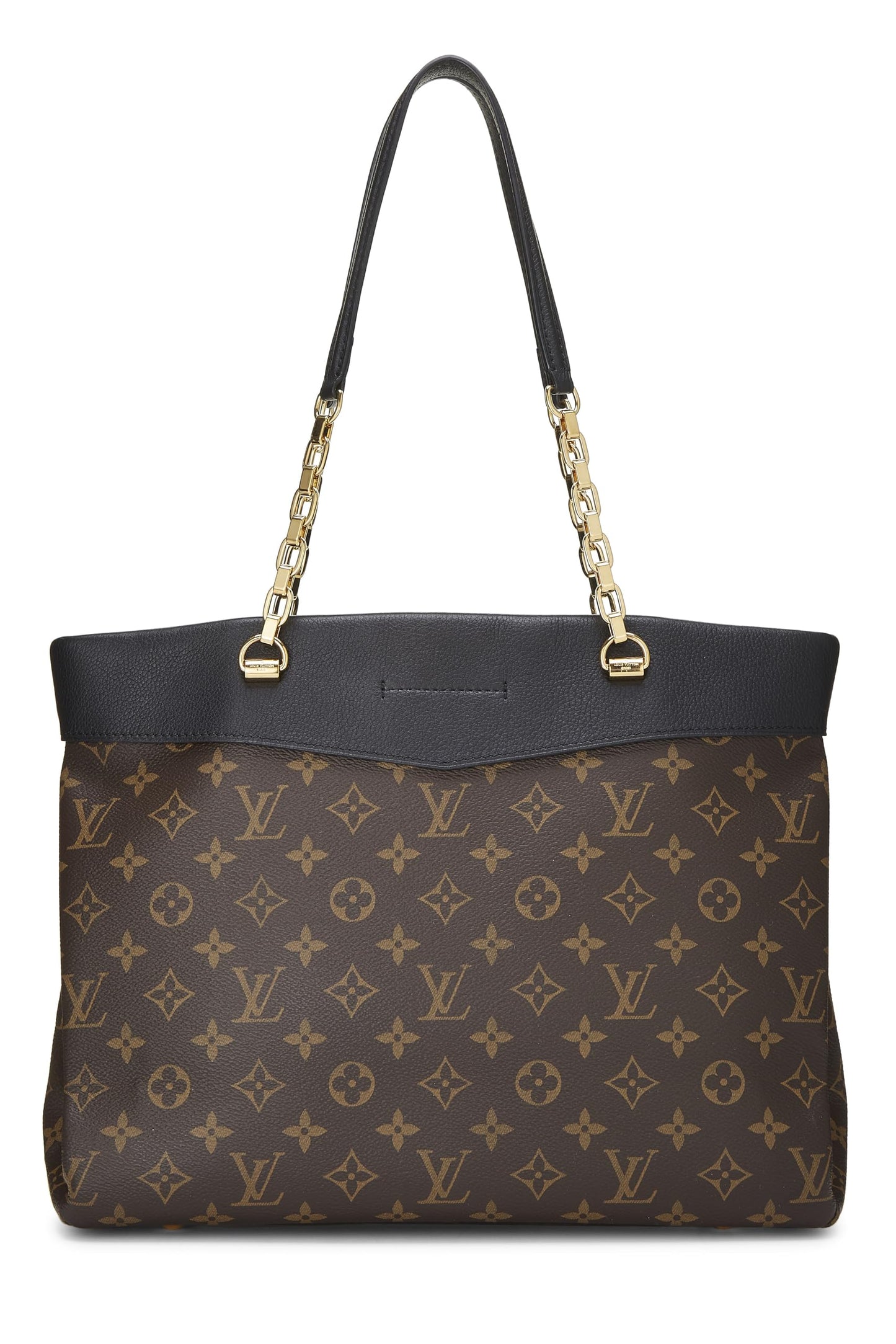 Louis Vuitton,  Black Monogram Canvas Pallas Shopper, Black