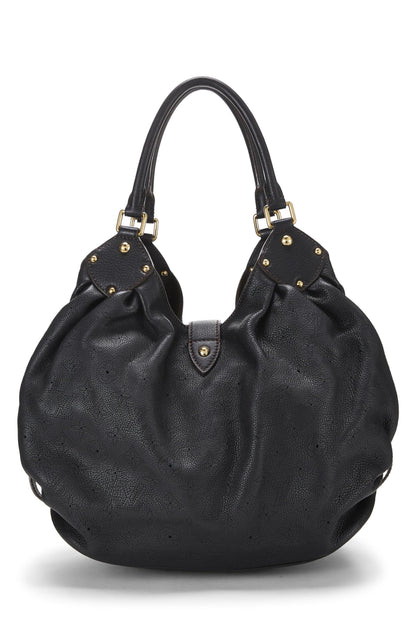 Louis Vuitton,  Black Monogram Mahina Large, Black