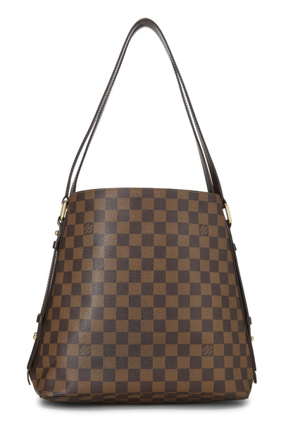 Louis Vuitton,  Damier Ebene Cabas Rivington, Brown