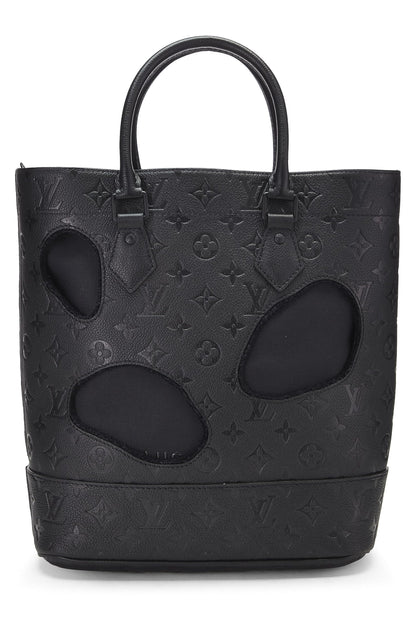 Louis Vuitton,  COMME DES GARÇONS x Louis Vuitton Black Monogram Empreinte Bag with Holes, Black