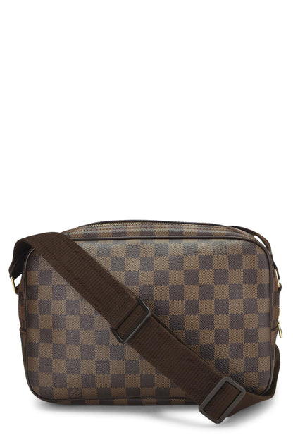 Louis Vuitton,  Damier Ebene Reporter PM, Brown