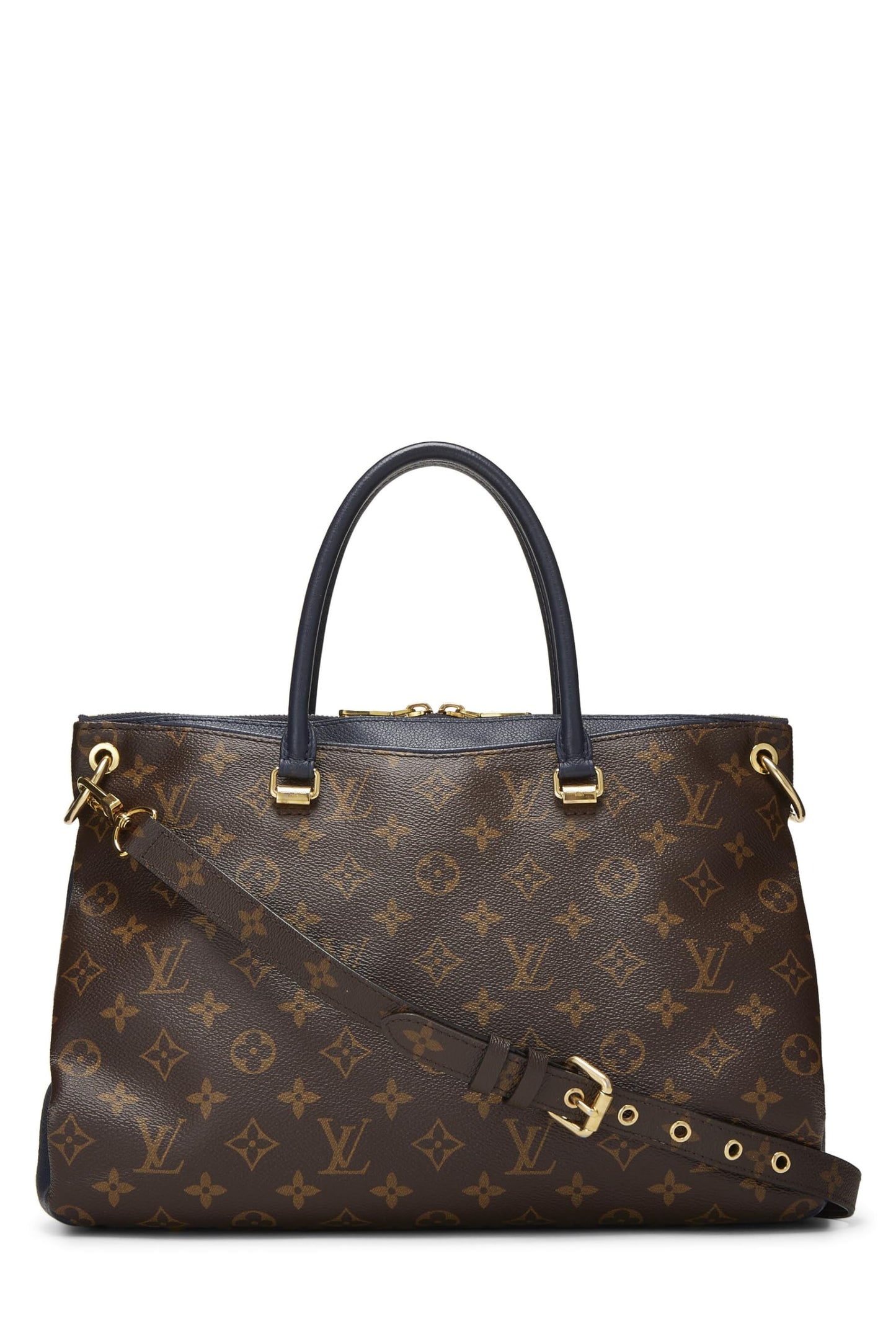 Louis Vuitton,  Navy Monogram Canvas Pallas NM, Navy