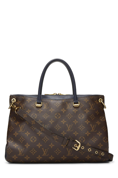 Louis Vuitton,  Navy Monogram Canvas Pallas NM, Navy