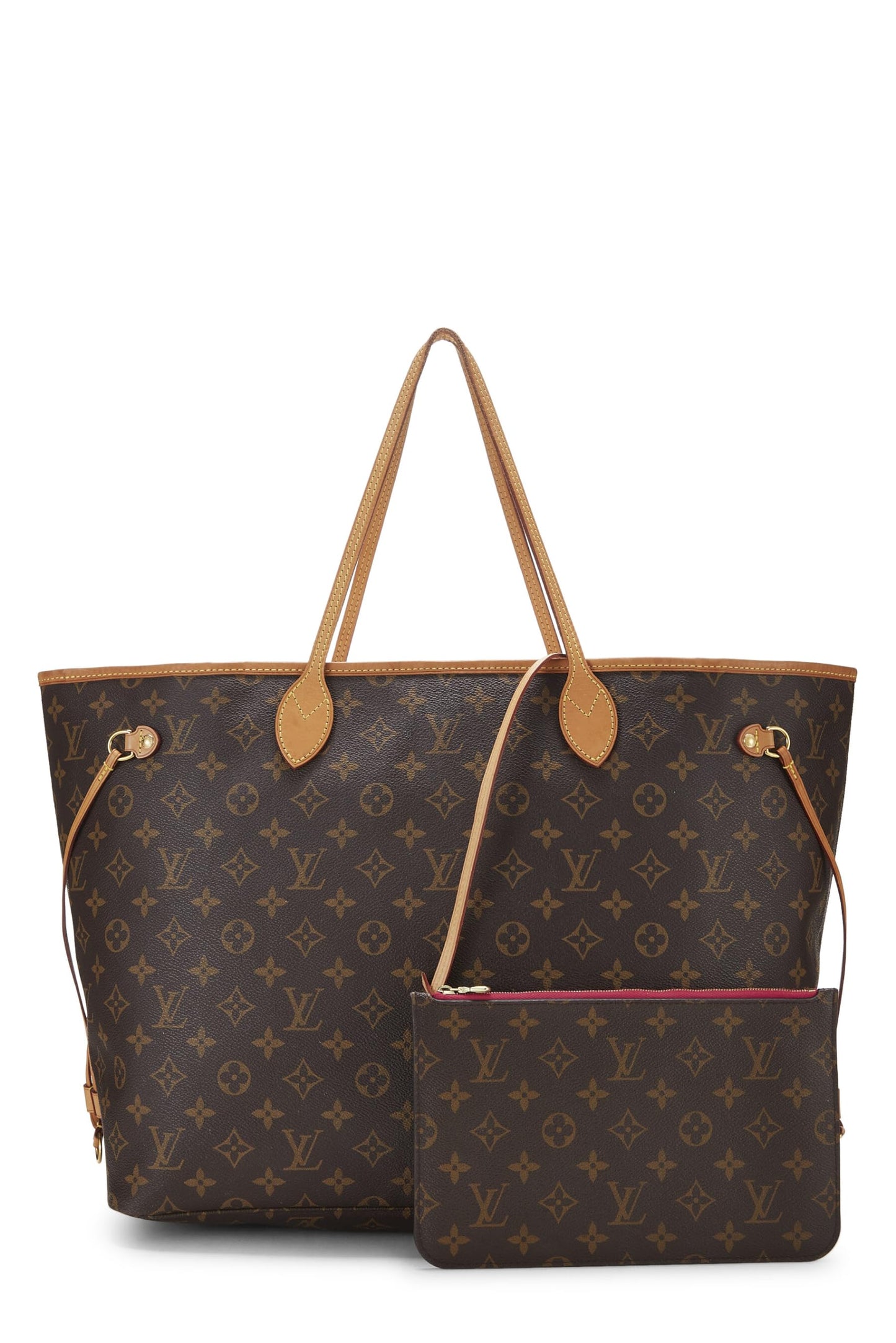 Louis Vuitton,  Pink Monogram Canvas Neverfull GM NM, Pink