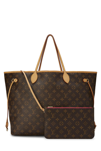 Louis Vuitton,  Pink Monogram Canvas Neo Neverfull GM, Pink