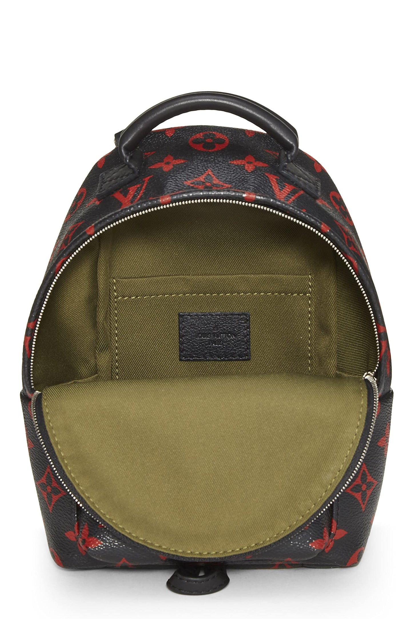 Louis Vuitton,  Monogram Infrarouge Palm Springs Backpack Mini, Black