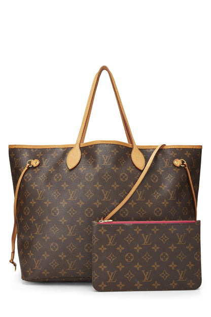 Louis Vuitton,  Pink Monogram Canvas Neo Neverfull GM, Pink