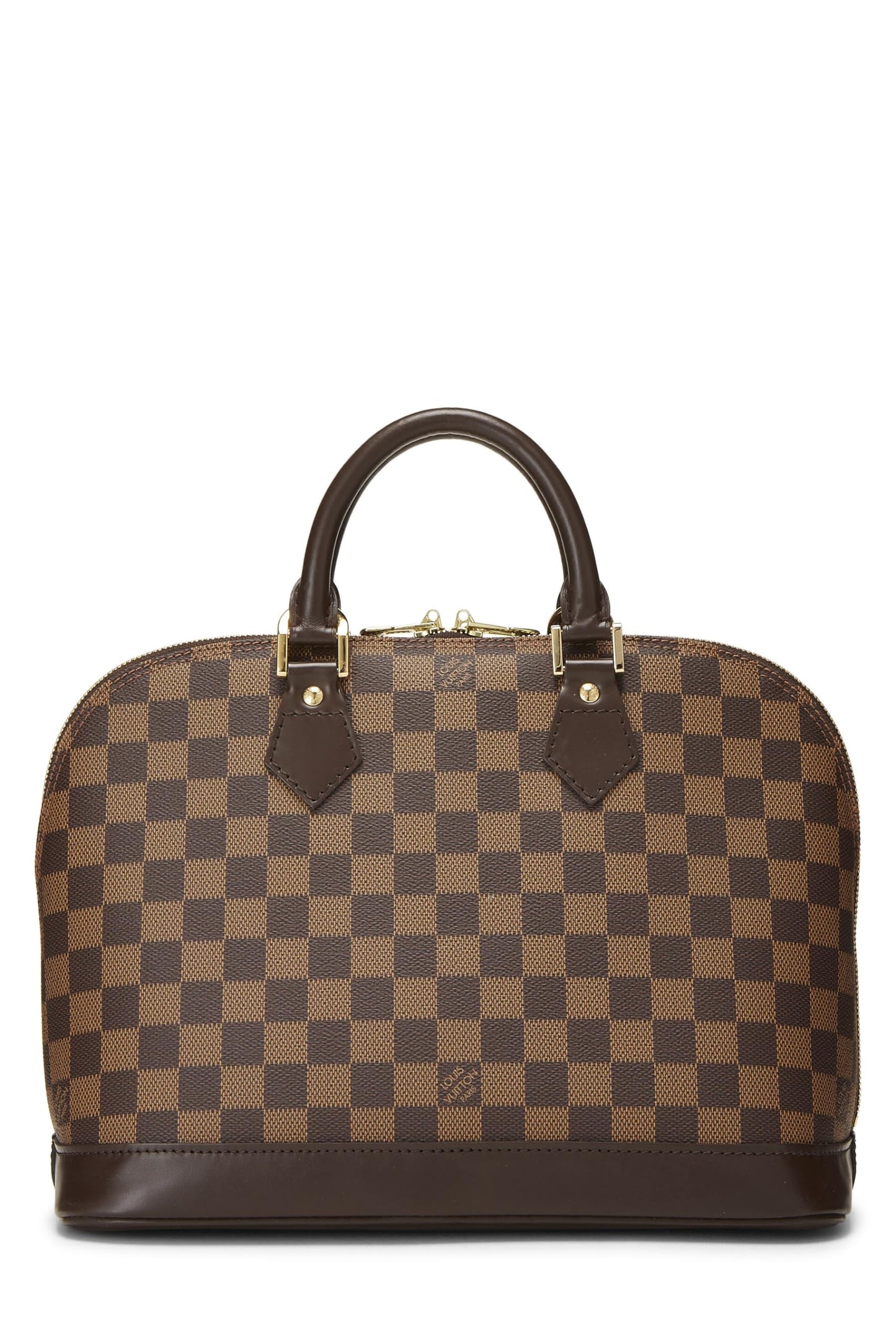 Louis Vuitton,  Damier Ebene Alma PM, Brown